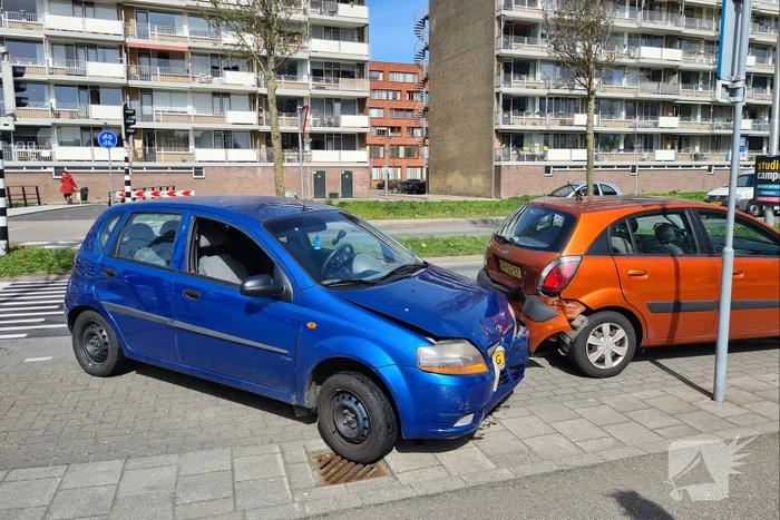 Flinke schade na kop-staart aanrijding