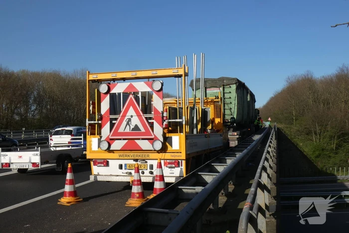 Vrachtwagen betrokken bij ongeval