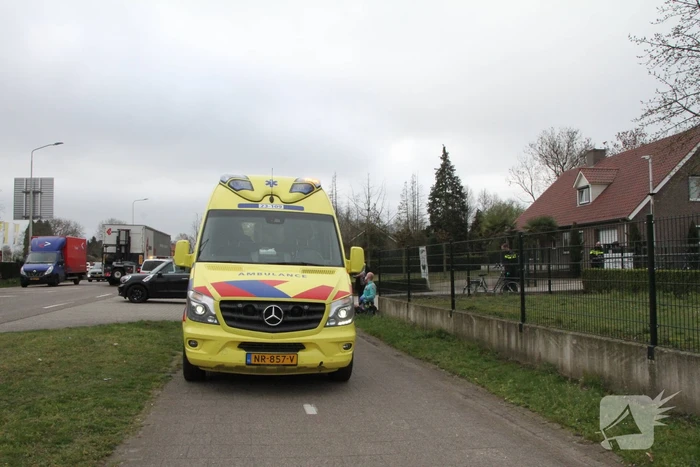 Fietser raakt gewond bij aanrijding