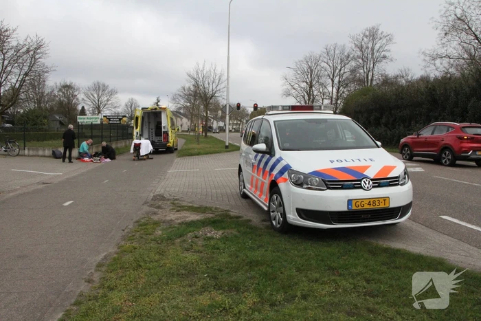 Fietser raakt gewond bij aanrijding
