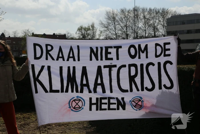 Anti-klimaat demonstratie verloopt rustig