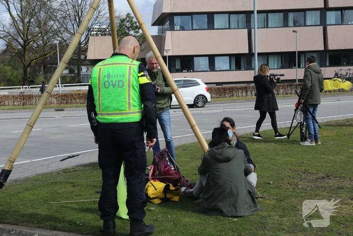 Anti-klimaat demonstratie verloopt rustig