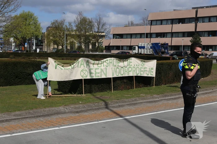 Anti-klimaat demonstratie verloopt rustig