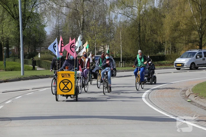 Anti-klimaat demonstratie verloopt rustig