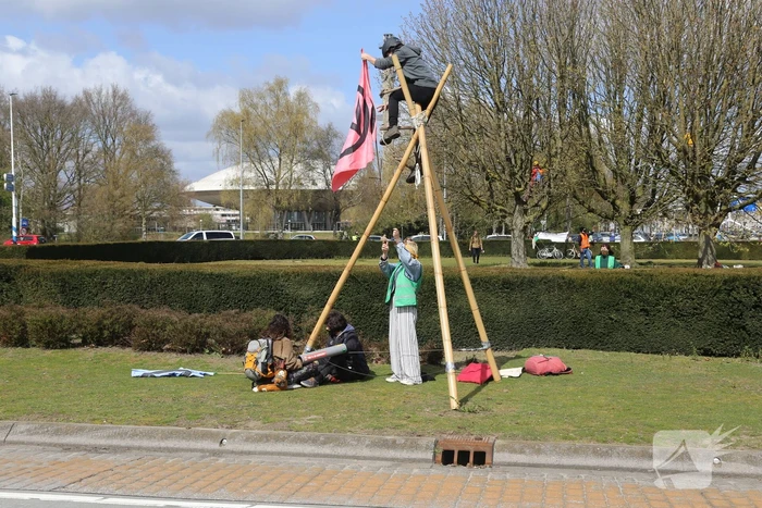 Anti-klimaat demonstratie verloopt rustig