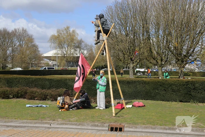 Anti-klimaat demonstratie verloopt rustig