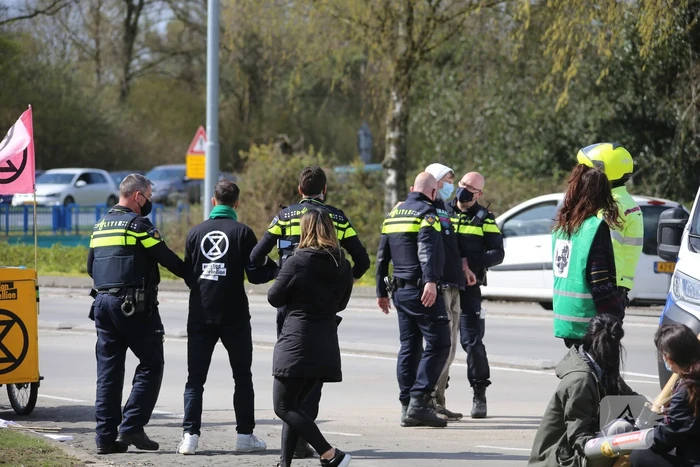 Anti-klimaat demonstratie verloopt rustig