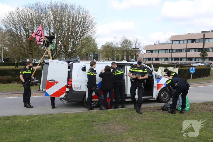 Anti-klimaat demonstratie verloopt rustig