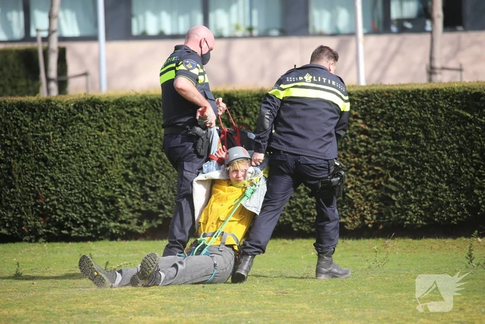 Anti-klimaat demonstratie verloopt rustig