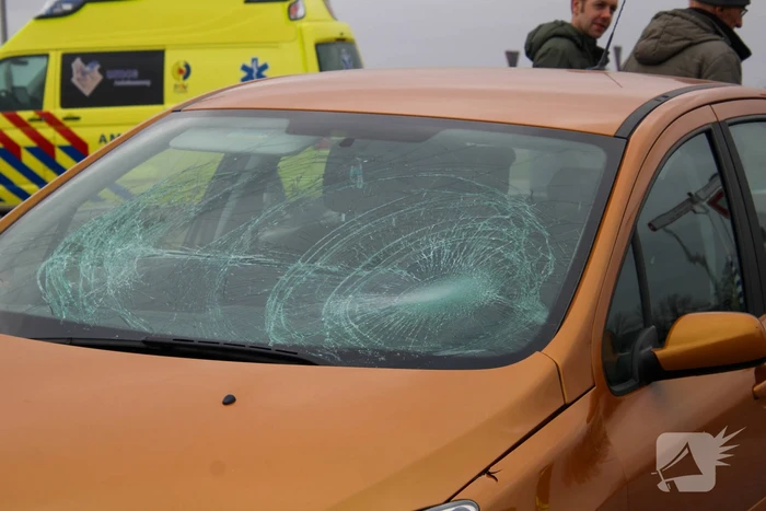 Mountainbiker gewond bij botsing met auto