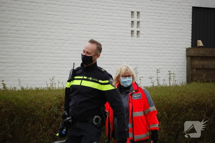 Traumahelikopter trekt veel bekijks