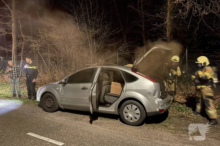 Man opgepakt na brand in auto