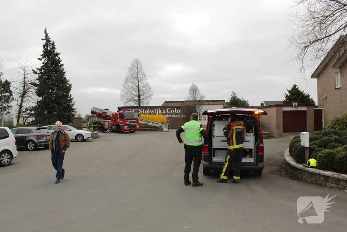 Brand in vrijstaande garageboxen