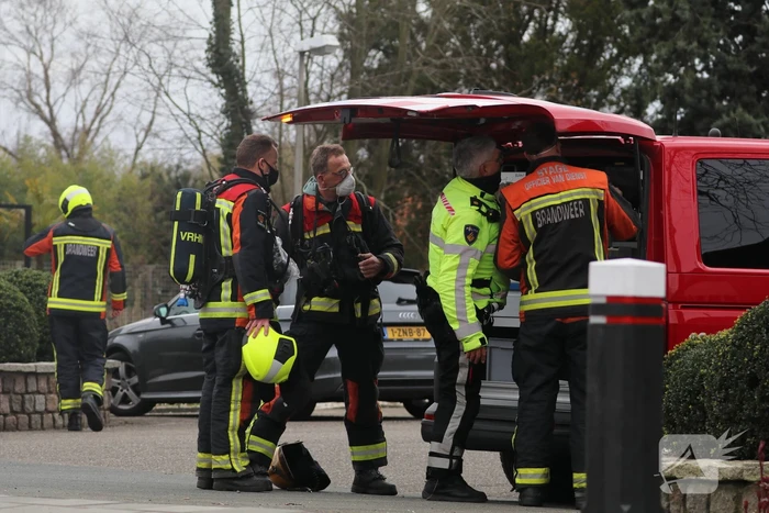 Brand in vrijstaande garageboxen