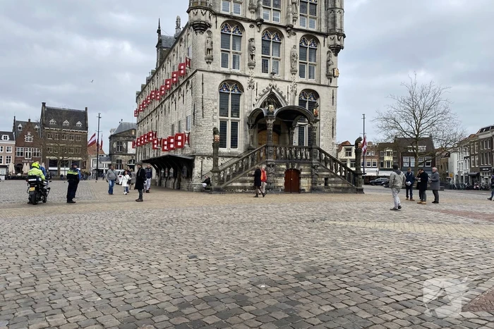 Demonstratie op de Markt