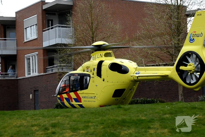 Traumahelikopter ingezet voor incident