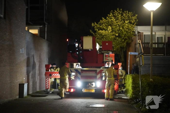 Traumahelikopter geland voor medische situatie