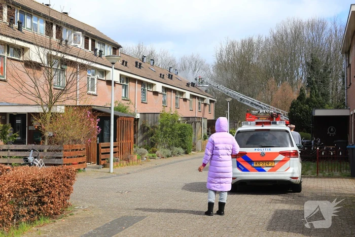 Bewoner aangehouden na brand op zolder