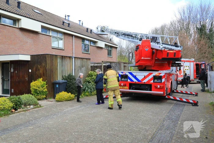 Bewoner aangehouden na brand op zolder