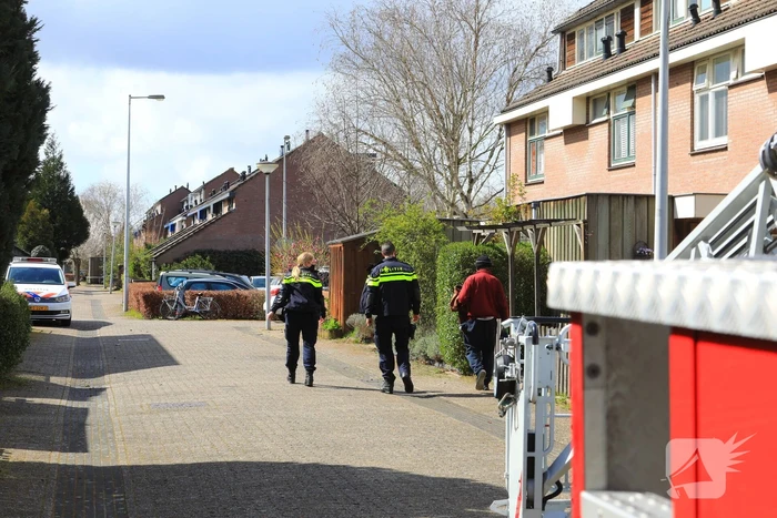 Bewoner aangehouden na brand op zolder