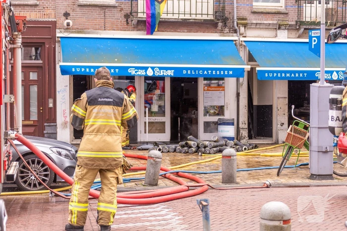 Gewonde bij hevige brand in horecazaak