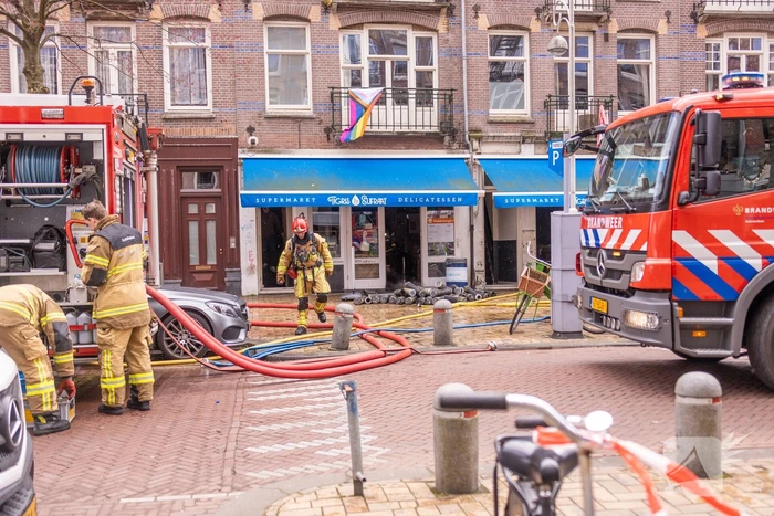 Gewonde bij hevige brand in horecazaak