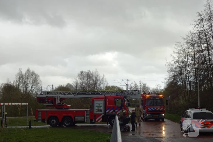 Gedumpte motor aangetroffen in water