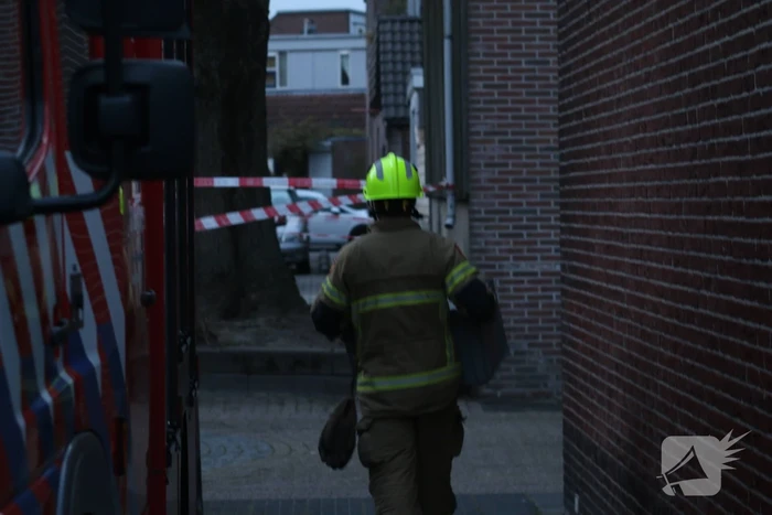 Gevel waait los door storm