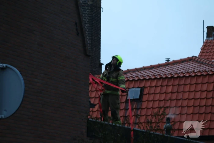 Gevel waait los door storm