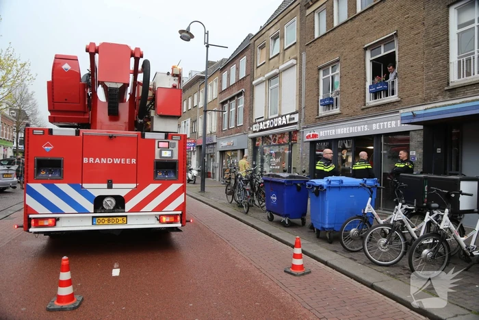 Brand in afzuiginstallatie