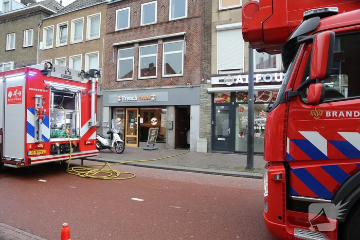 Brand in afzuiginstallatie