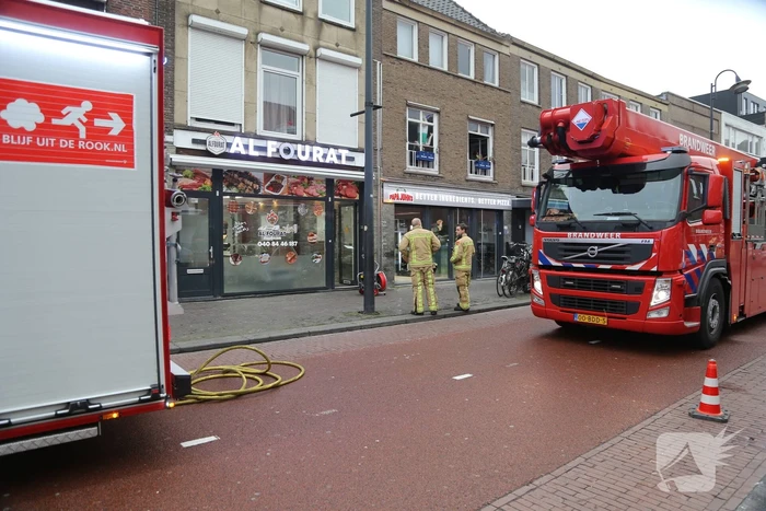 Brand in afzuiginstallatie