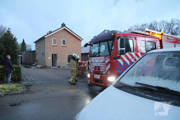 Brand bij woning snel onder controle
