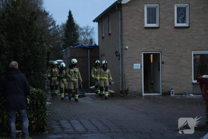Brand bij woning snel onder controle
