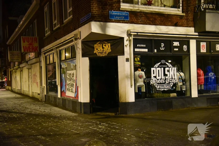 Brand bij poolse winkel