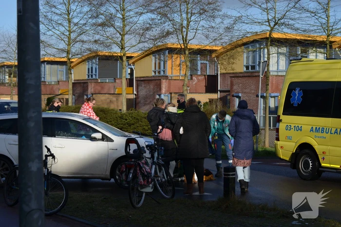 Fietser gewond bij botsing met auto