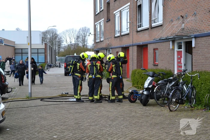 Flat ontruimd door brand