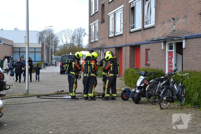 Flat ontruimd door brand
