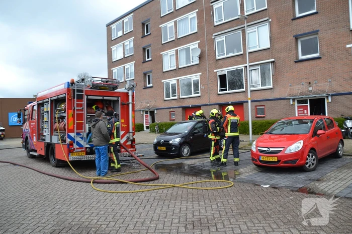Flat ontruimd door brand