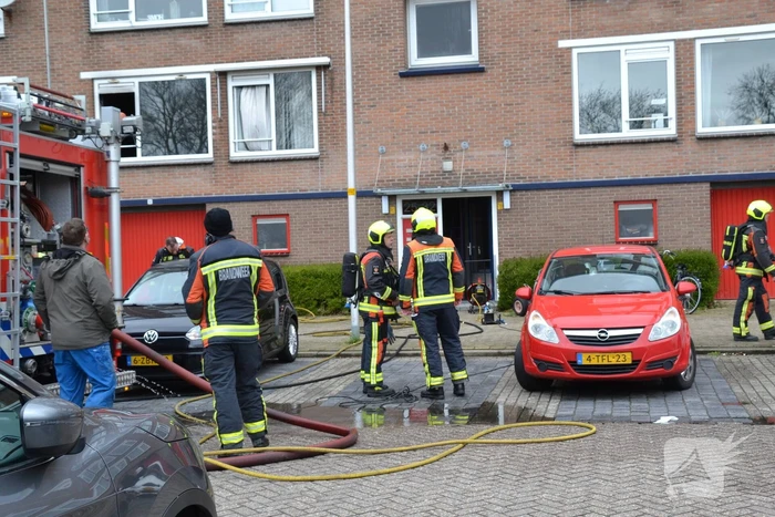 Flat ontruimd door brand