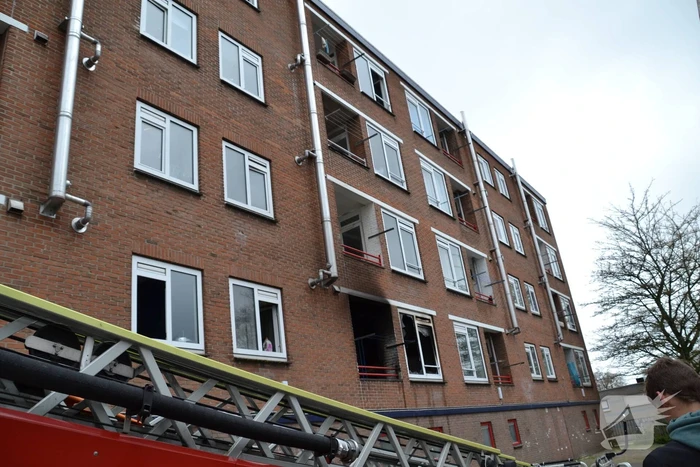 Flat ontruimd door brand