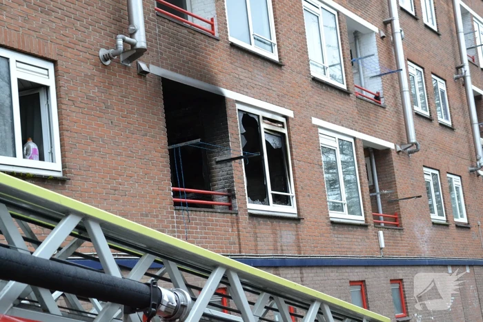 Flat ontruimd door brand