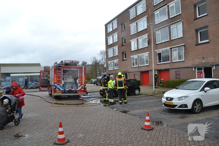 Flat ontruimd door brand