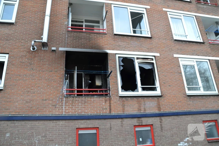 Flat ontruimd door brand