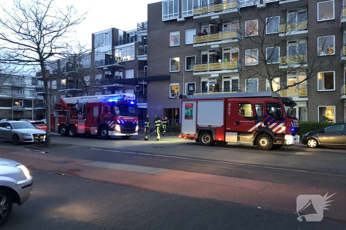 Flat ontruimd na rookontwikkeling in kelder