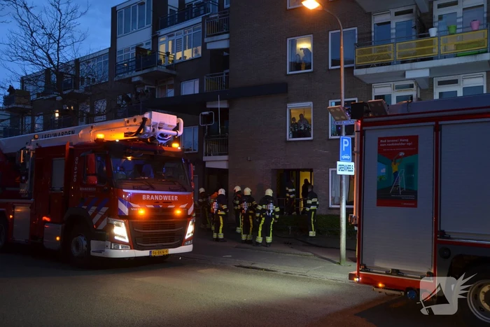 Flat ontruimd na rookontwikkeling in kelder