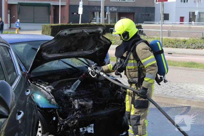 Flinke schade na autobrand
