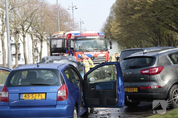 Flinke schade na autobrand