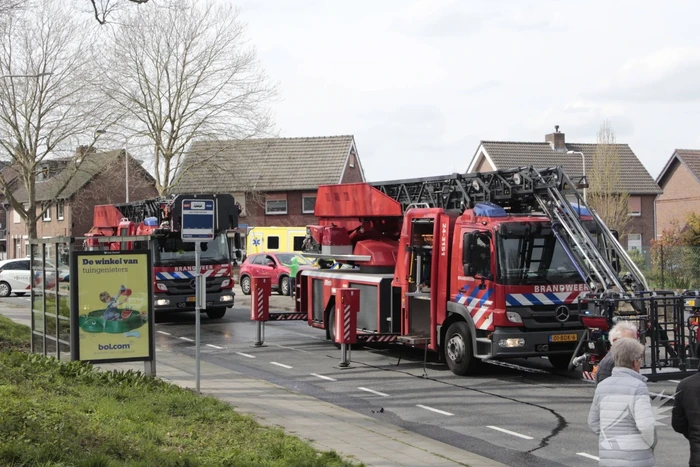 Brand op zolder van woning