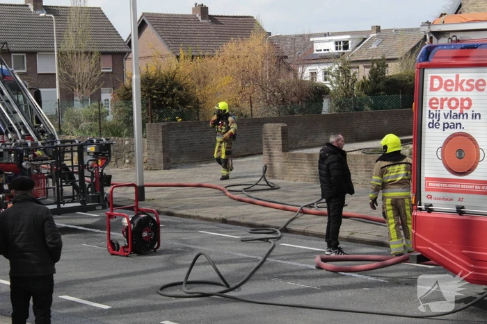 Brand op zolder van woning